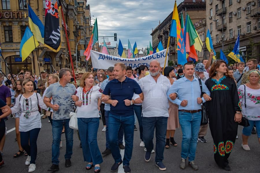 Європейська Солідарність Дніпропетровської області приєдналась до Маршу Патріотів до Дня Незалежності