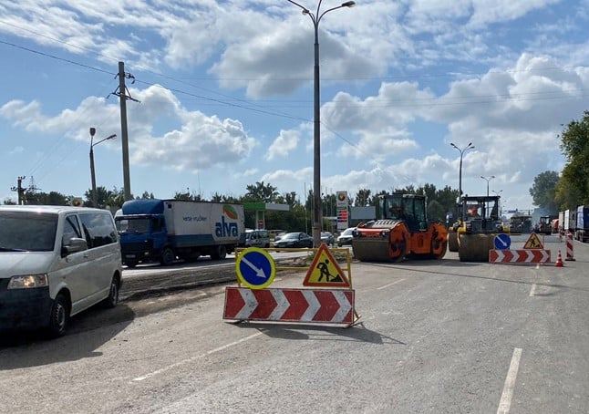 На въезде в Днепр с Подгородного пробки - новости Днепра