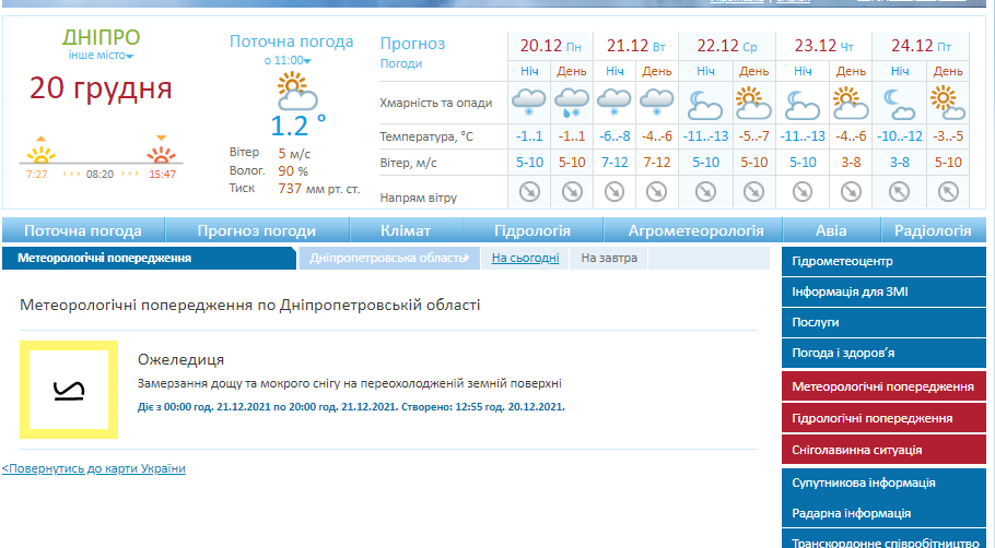 Объявили двойное штормовое предупреждение - новости Днепра