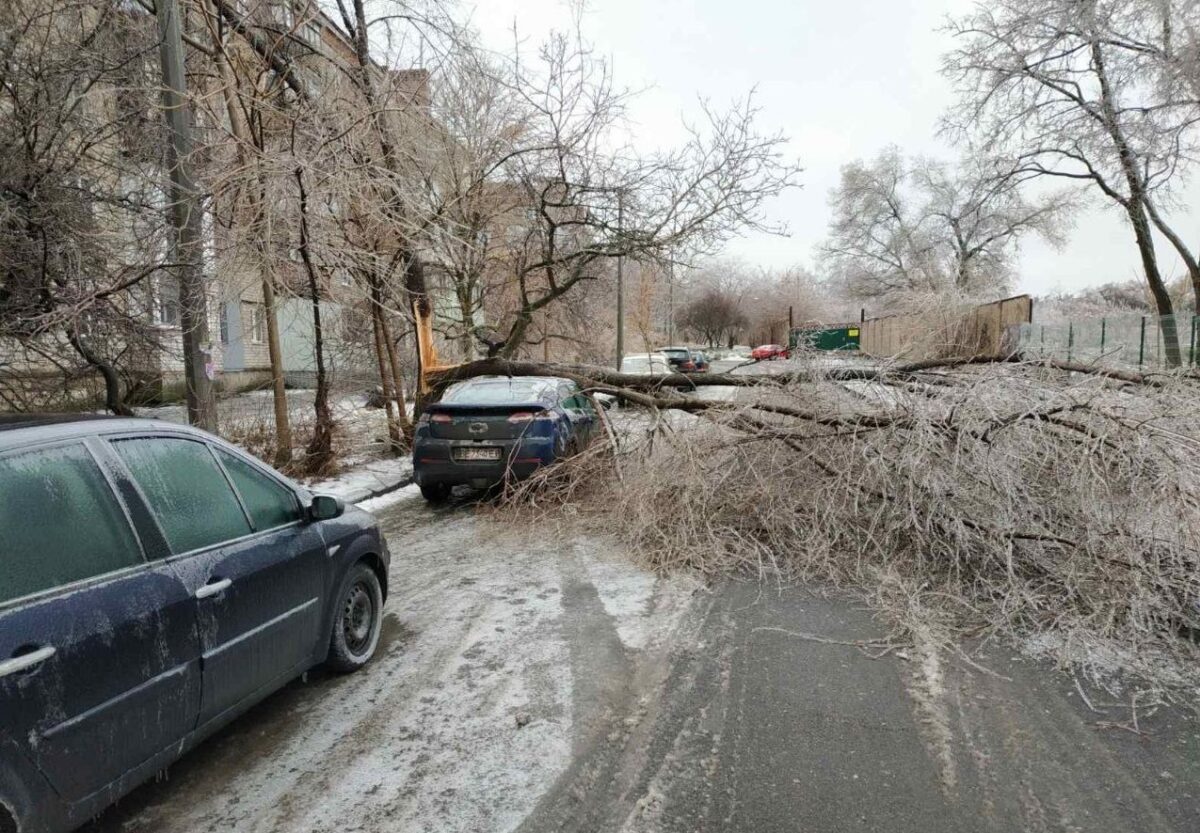 Николаев накрыл ледяной дождь - новости Днепра