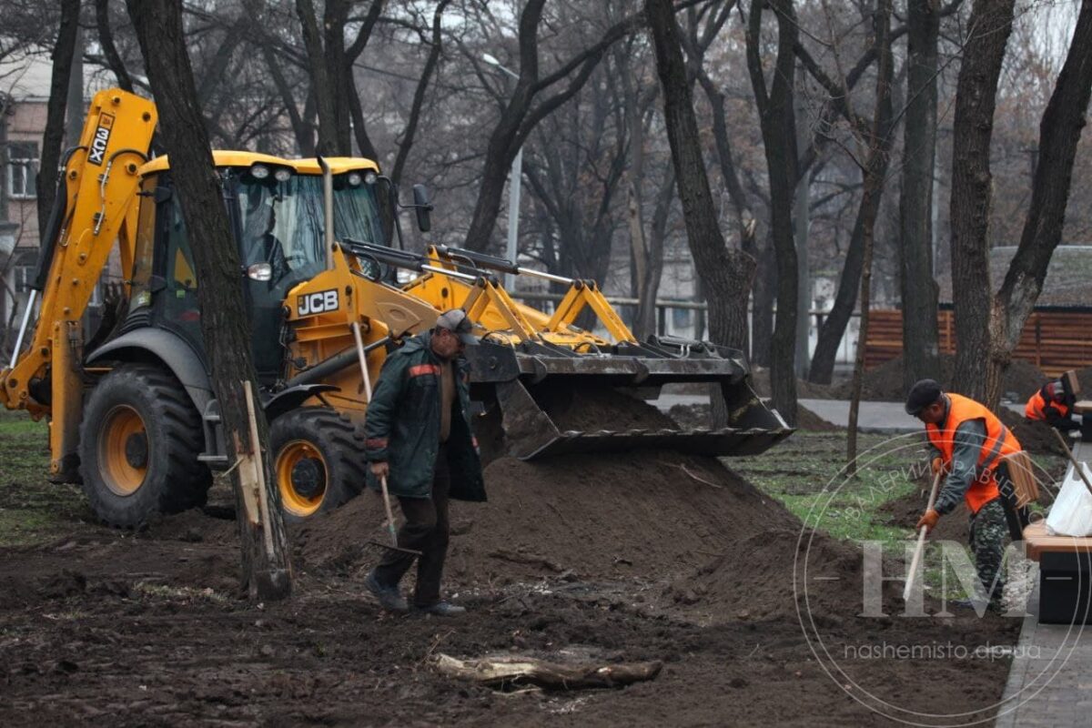 Как продвигается реконструкция сквера Металлургов - новости Днепра