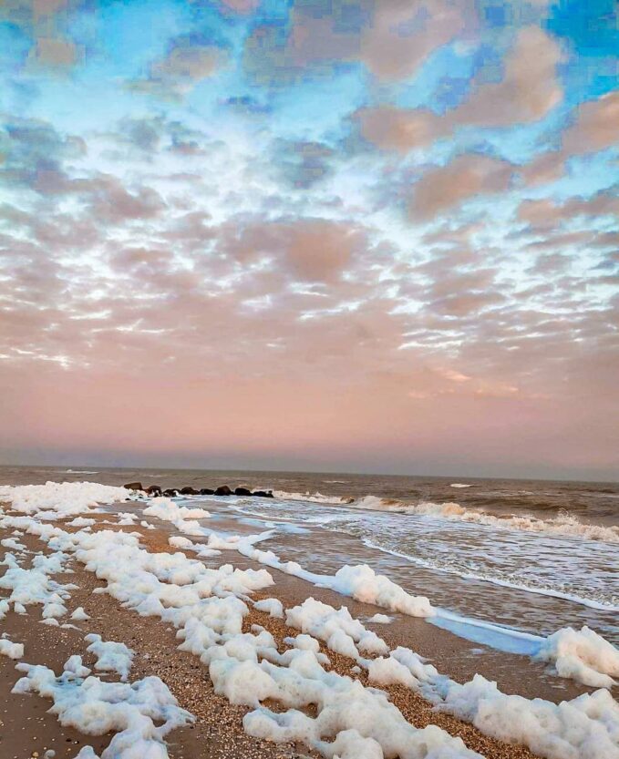 Азовское море в Кирилловке зимой завораживает