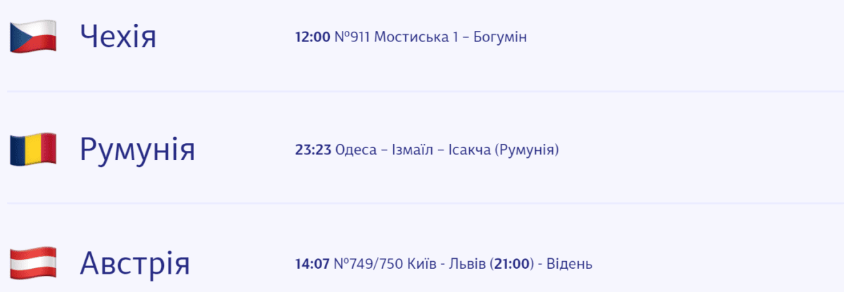 График эвакуационных поездов на 31 марта