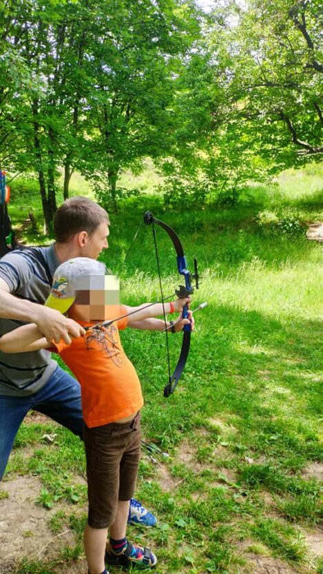 Стрельба из лука за донат ВСУ Тоннельная балка - Наше Мисто