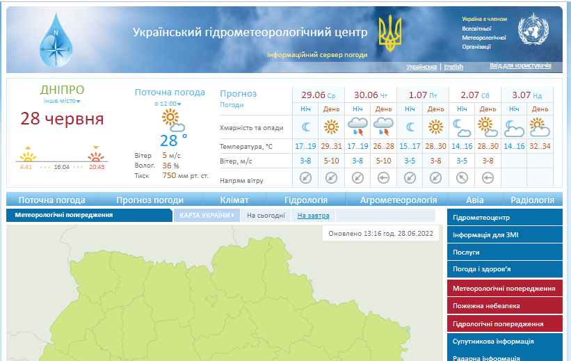 Погода в Днепре жара - Наше Мисто