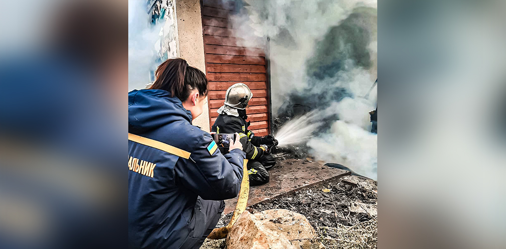 #Ігор+Євгенія: «рятівне» кохання, коли разом і на пожежах, і під ворожими ракетними ударами