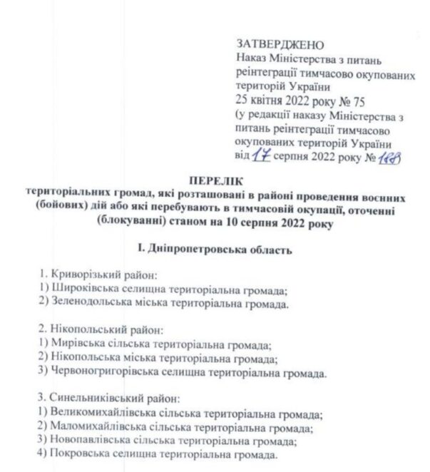 Новини Дніпра: Мирівська та Червоногригорівська громади війна