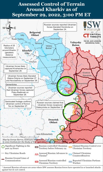 Российские войска бегут: в районе Лимана ВСУ загнали оккупантов в "котел"