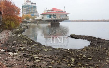 Новини Дніпра: Падіння рівня води - Наше Місто