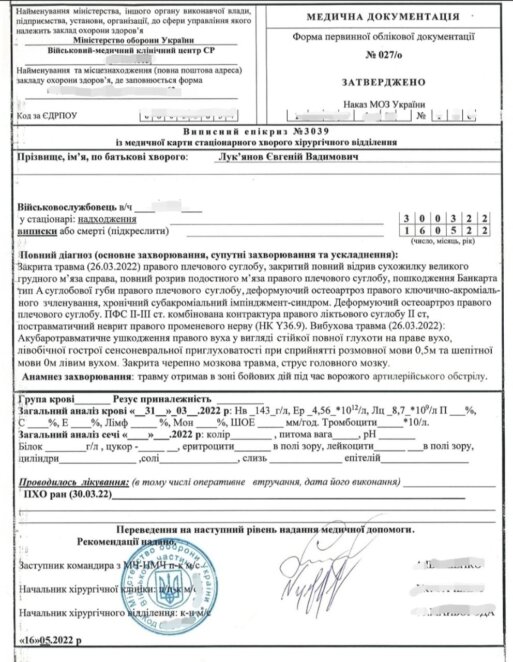 Новини Дніпра: Потрібна допомога Євгенію Лук`янову