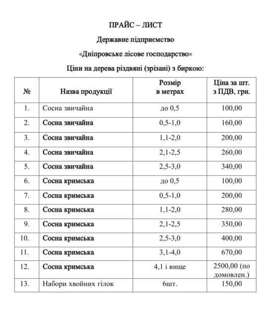 Новини Дніпра: Де продають найдешевші ялинки - Наше Місто