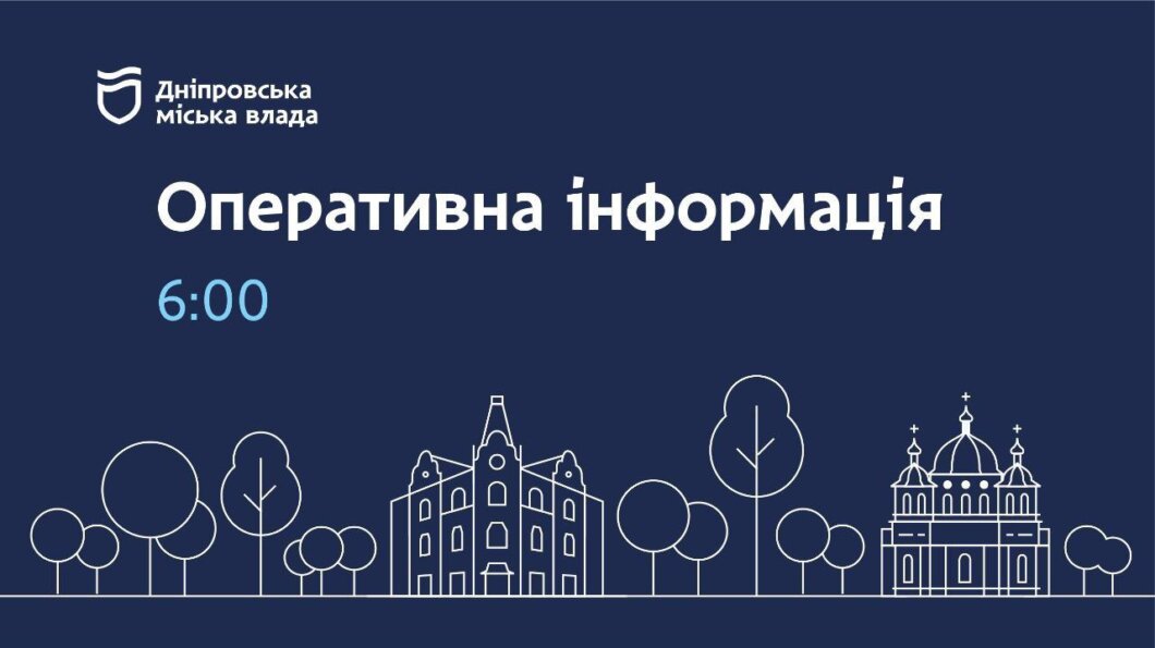 Дніпровська міська влада інформує: ситуація з опаленням та водою на ранок 6 лютого