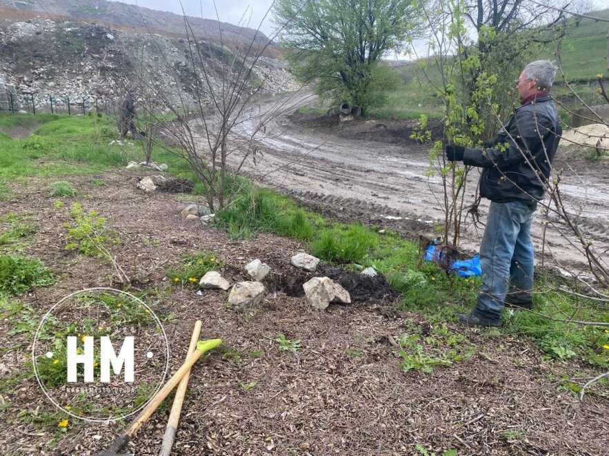 «Дніпро Квітучий»: в Дніпрі продовжують озеленювати полігон побутових відходів «Правобережний»