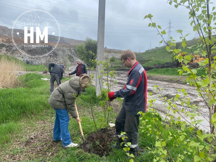 «Дніпро Квітучий»: в Дніпрі продовжують озеленювати полігон побутових відходів «Правобережний»