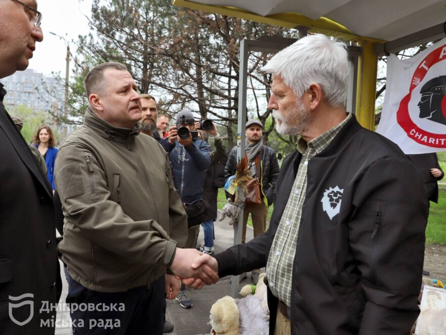 Новини Дніпра: Президент Чехії в Дніпрі