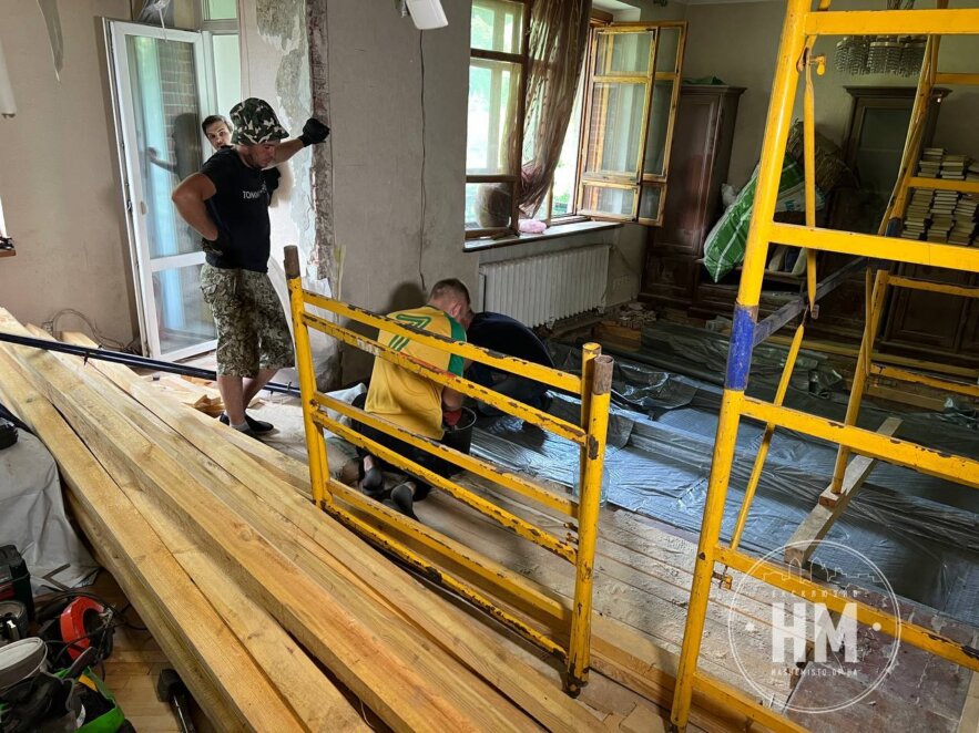 Ракетний удар по Дніпру в ніч на 9 травня, ремонт будинку - Наше Місто