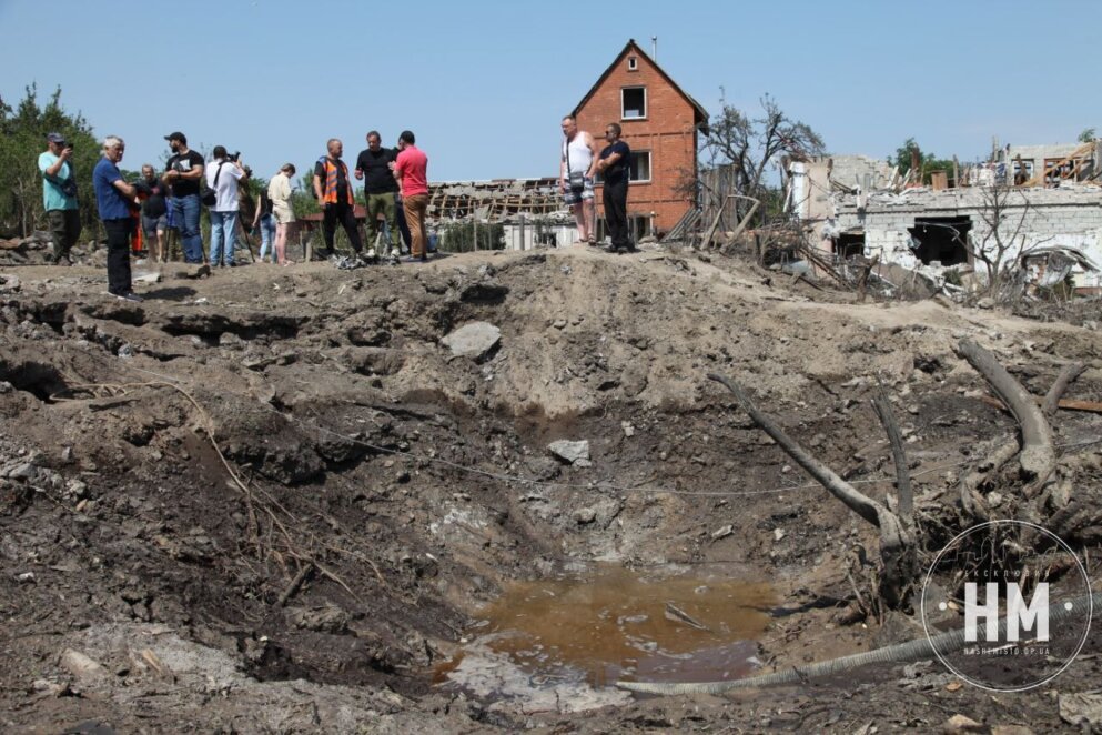 Ракетний удар по Дніпру 24 червня, вода - Наше Місто