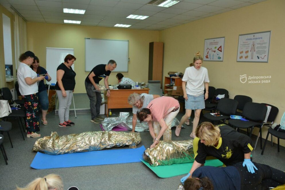 Новини Дніпра: Голови ОСББ пройшли курс домедичної допомоги