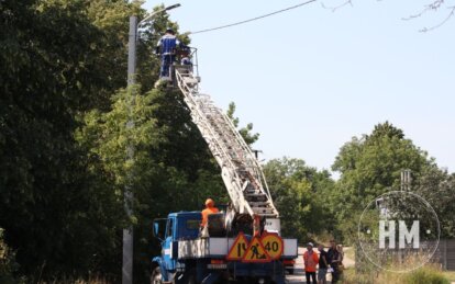 Новини Дніпра: Відновлення освітлення вул. Андрійченка