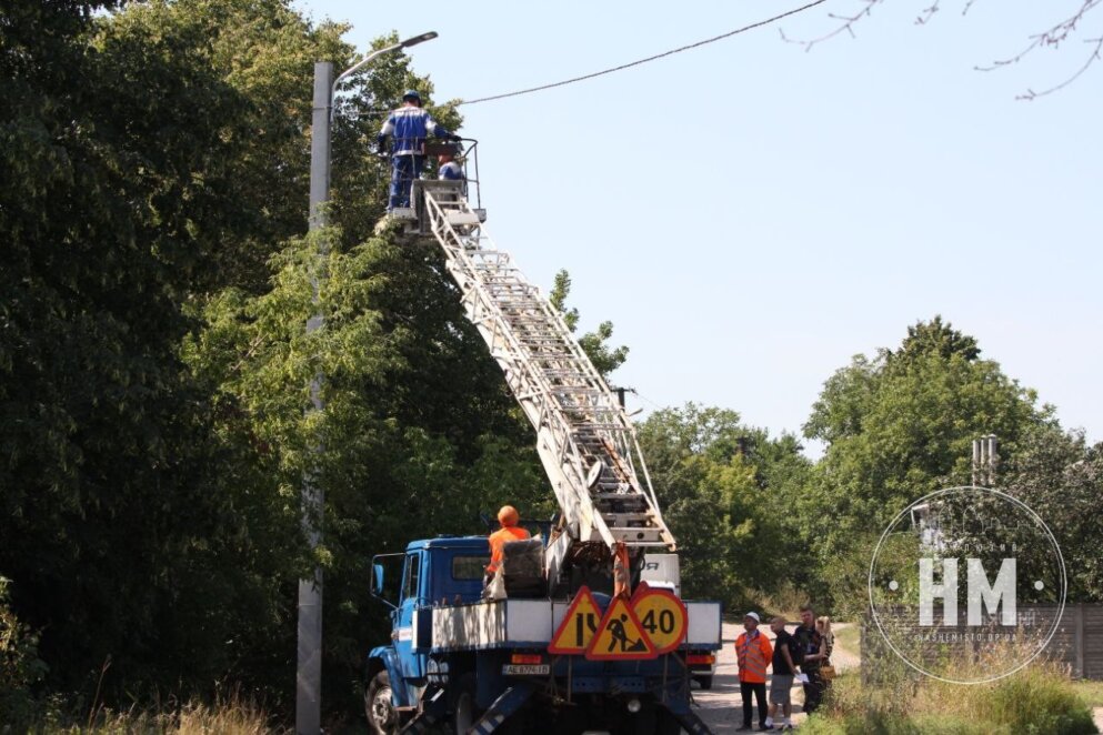 Новини Дніпра: Відновлення освітлення вул. Андрійченка