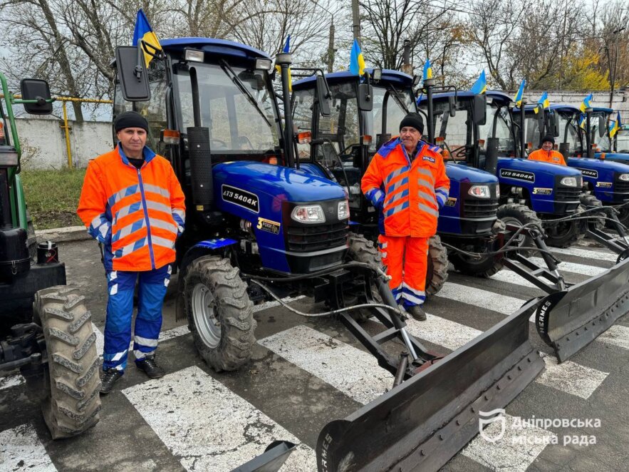 Комунальні служби Дніпра на 100% готові до снігопадів