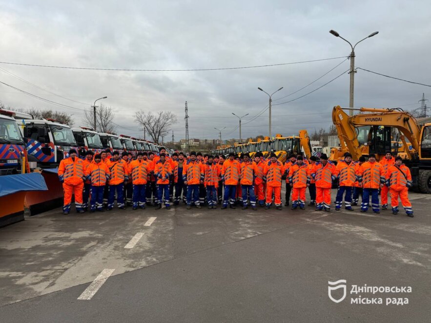 Комунальні служби Дніпра на 100% готові до снігопадів